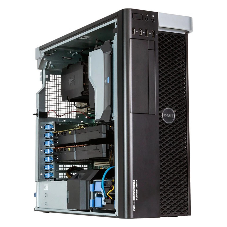 Dell Precision 7810 Workstation 2x Xeon E5-2650 v3 20-Core 48GB DDR4 RAM SSD+HDD - Image 2 of 4