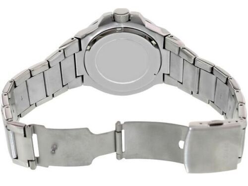 Guess W0218G2 45mm Steel Bracelet Case Acrylic Men's Blue Dial Analog Watch - Bild 3 von 3