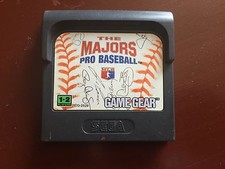 SEGA GAME GEAR THE MAJORS PRO BASEBALL USED