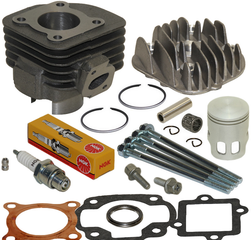 Kit cylindre culasse 50cc pour scooter Generic et Ksr Moto Cracker en fonte