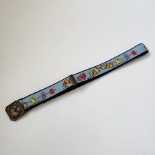 1980 PAC MAN Kids Elastic BELT w/ BUCKLE 1980 Lee NYC Midway Vintage