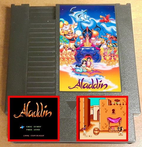 Aladdin NES Cartridge Hummer Team EBay