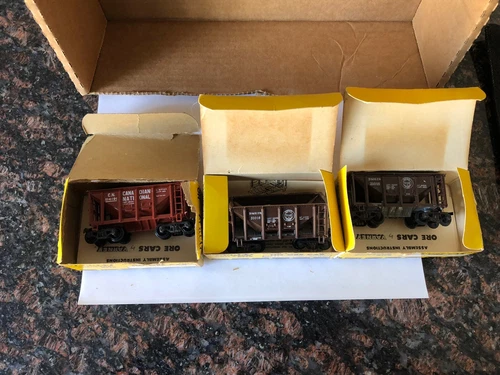 3 VARNEY ORE CAR, HO SCALE, BUILT KITS - Picture 1 of 6