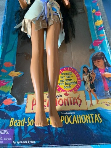 1995 BEAD SO PRETTY POCAHONTAS Puppe 18 Zoll - mit Box - Bild 4 von 5