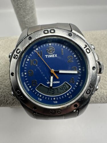 Timex 930 Mens Expedition New Battery 39MM 7" Stainless Band D47