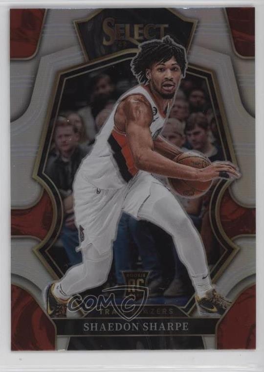 2022-23 Panini Select Premier Level Silver Prizm Shaedon Sharpe #189 0fn0