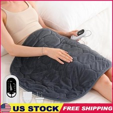 Weighted Heating Pad Extra Large Soft Velvet Muscle Relief Timer Settings Gift