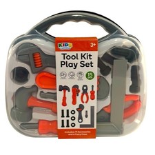 Kids Careers Tool Kit Playset for Boy's or Girl's Gift 15 pieces New in Box 
