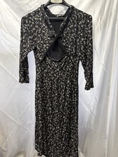 Ann Taylor Polka Dot Dress & Gap Maternity Floral Dress Lot Size S . H3