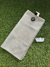 Ash Gray Microfiber Magnetic Golf Towel