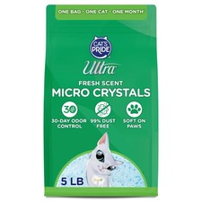 Ultra Fresh Scented Micro Crystals Premium Cat Litter - 5 Pounds, Scent
