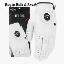 NEW Callaway Opti Flex Golf Glove White - Pick the Size  Fit