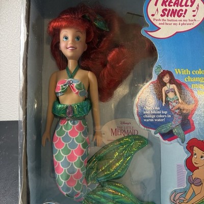 Vintage Tyco Disney the Little Mermaid Singing Ariel Doll Never