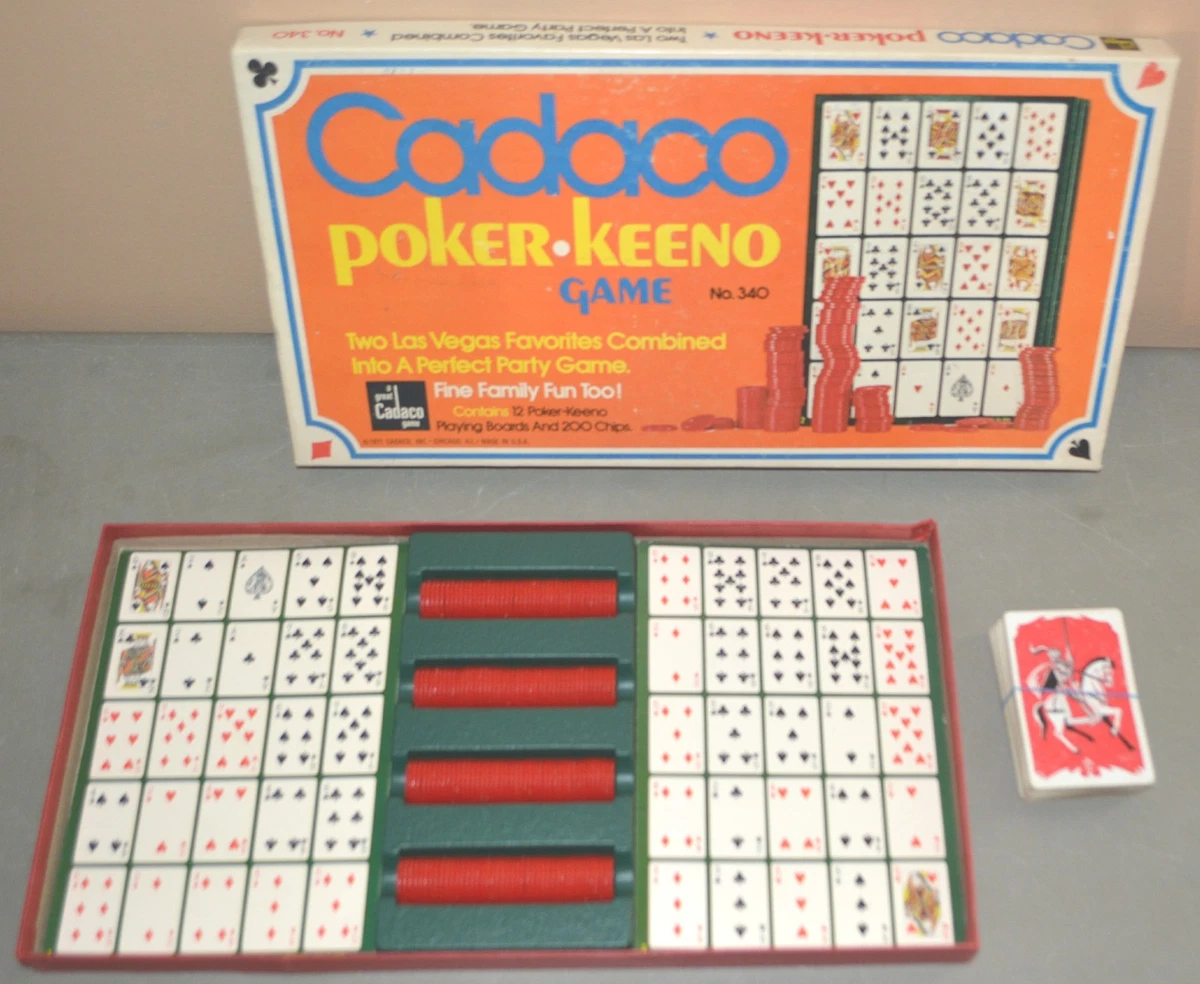 Vintage POKER-KEENO game - 1971 Cadaco | eBay