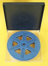 120m Super-8 Filmspule REVUE Film-Leerspule Kunststoff-Box 70er (ES)