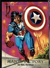 1992 Marvel Masterpieces Marvel Major Victory 48