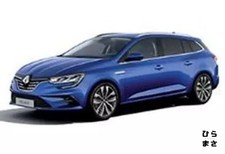 1/43 Scale Diecast Miniature Car Renault Megane Estate 2020 Iron Blue