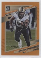 2021 Panini Donruss Optic Orange Prizm 99/199 Marcus Davenport #167 1em1