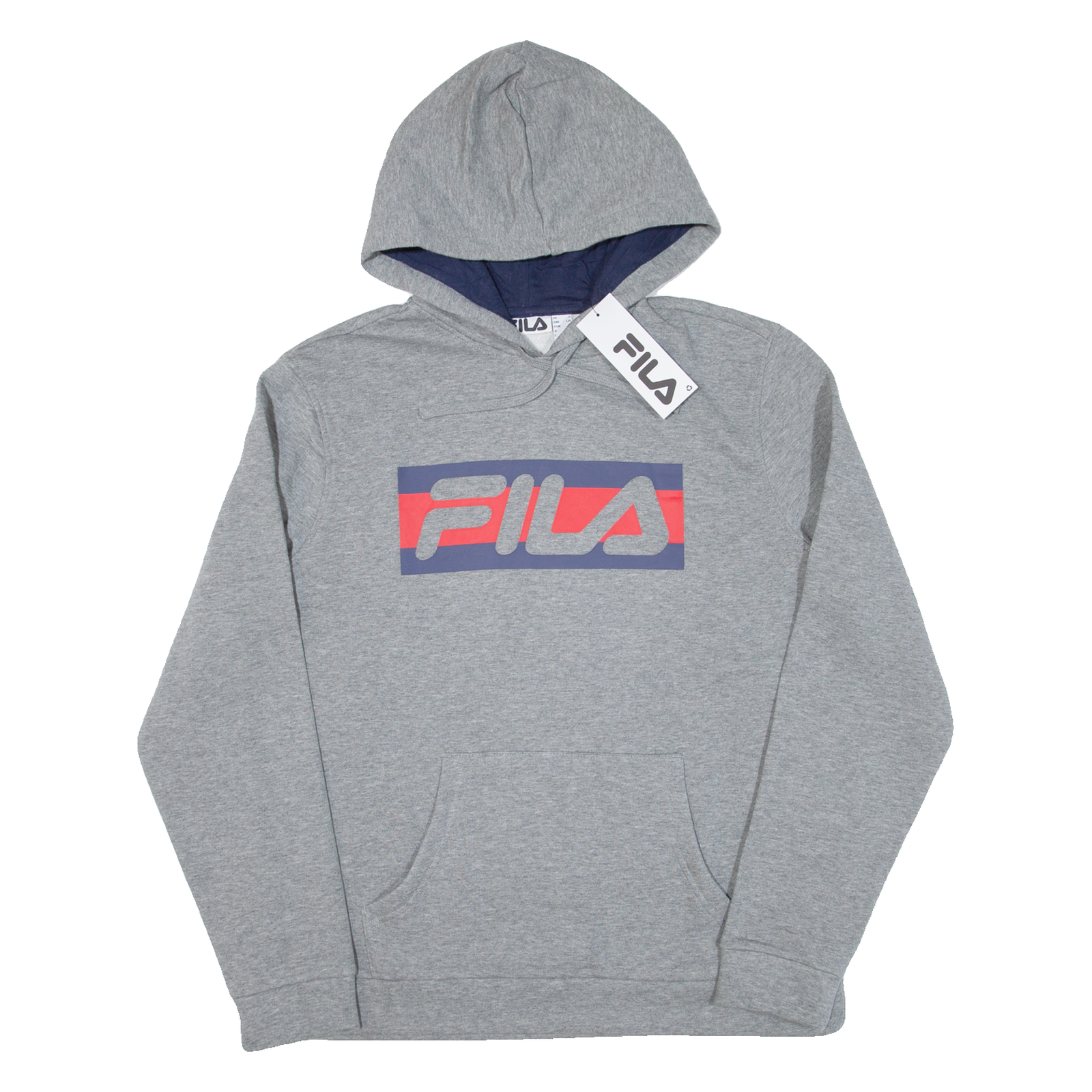 Felpa con cappuccio FILA uomo grigia XL