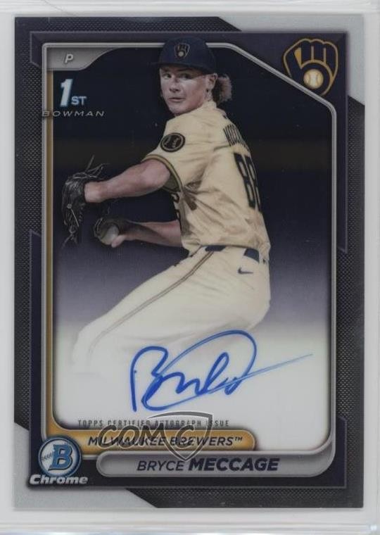 2024 Bowman Draft Chrome Prospect Bryce Meccage #CPA-BME Auto