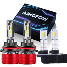 For Dodge Durango 2001-2003 Combo 4x Led Headlight Hilo Fog Light Bulbs 6000k