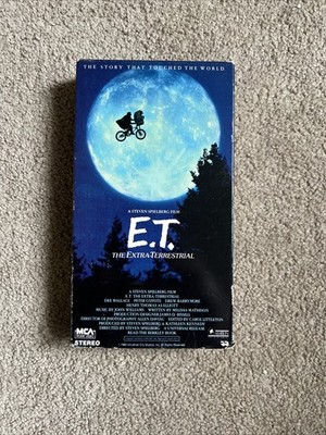 E.T. The Extra-Terrestrial VHS Tape 1982 Sci-Fi / Adventure 1988 1st Release
