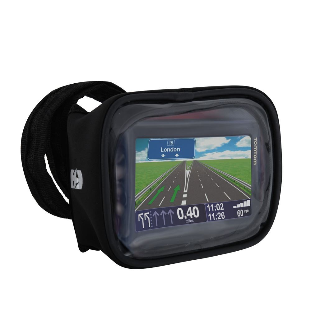 Oxford Strap-Nav Sat Nav Holder Motorcycle Motorbike GPS Case Scooter Clear
