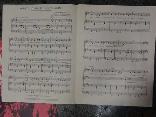 Up With People 2 pieces of Musical Sheet Music What Color is God's Skin 1965 - Picture 5 of 10