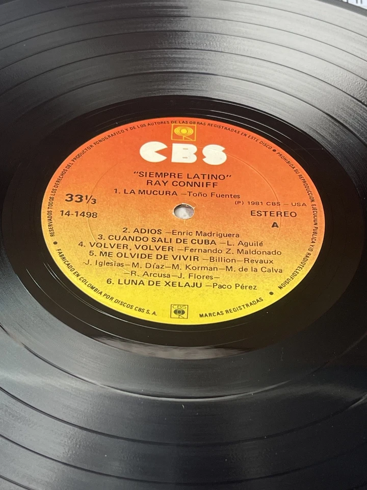Ray Conniff - Siempre Latino- Press Colombia 1981 - Image 3 of 4
