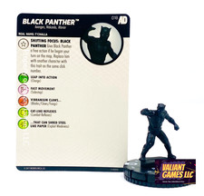Marvel Heroclix Black Panther 007 w/ Card Avengers Defenders Set