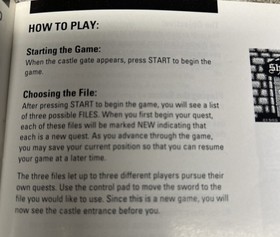 Shadowgate NES W/ Manual Cleaned & Tested Must @@!!