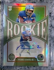 Panini 2022 Legacy Pierre Strong Jr. #167 Premium Penmanship Bronze /100 Autogr…