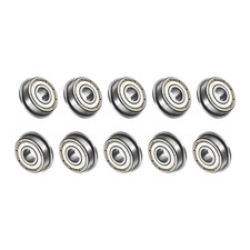 8mmx22mmx7mm Flange Ball Bearing F608ZZ Double Shielded Bearings 10Pcs
