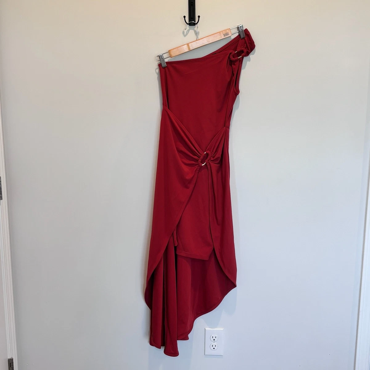strapless open back dress Chanel Red Coco Handle Small Bag – THE CLOSET main image 0
