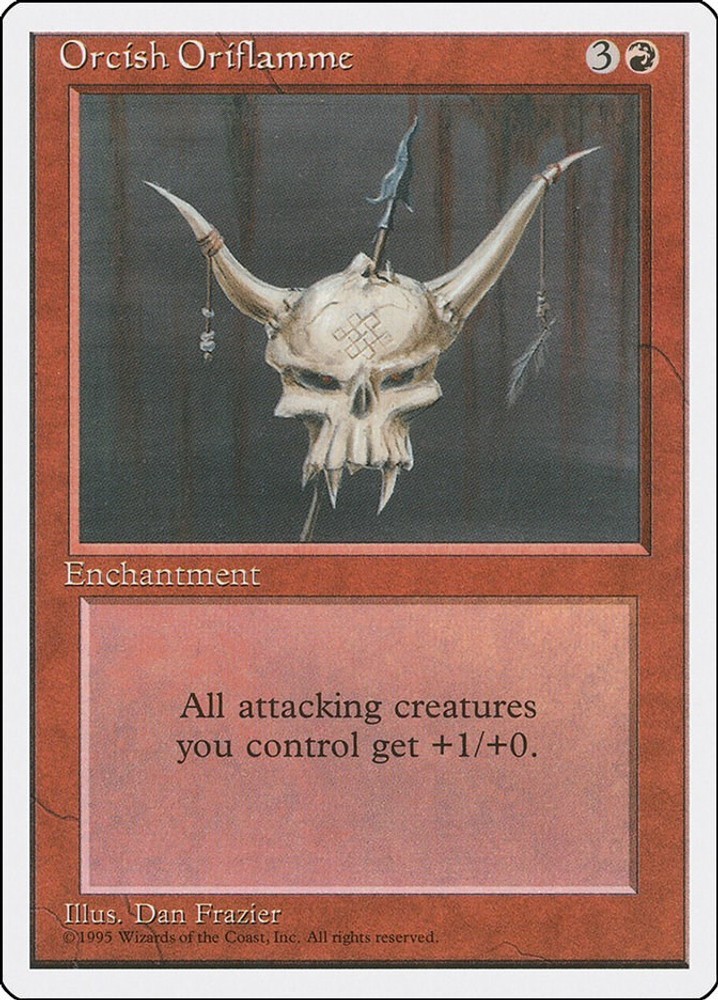 EN Orcish Oriflamme 215 Fourth Edition Uncommon LP