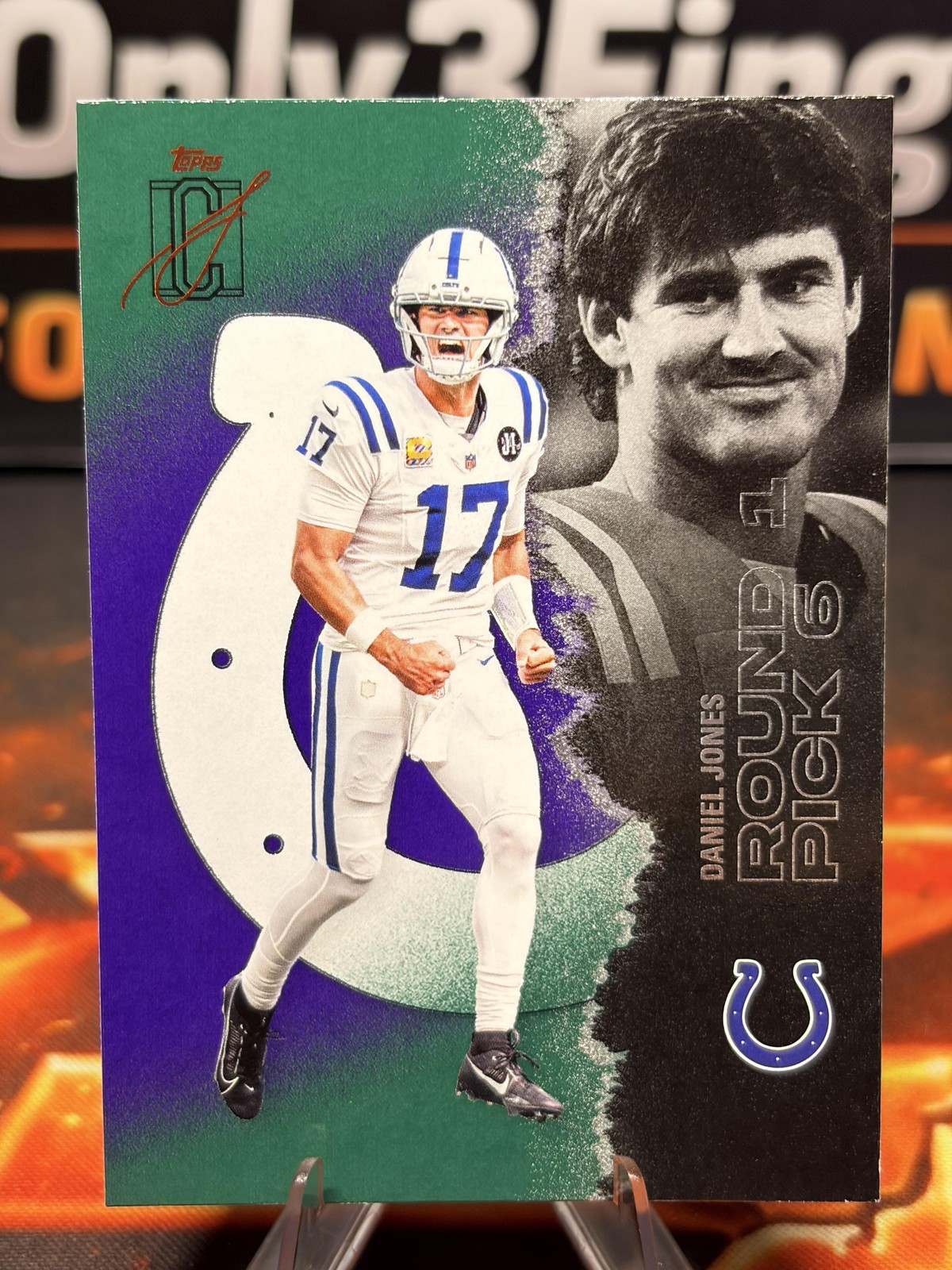 2025 Topps Signature Class Daniel Jones #59 Green & Purple