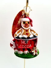 Christopher Radko - Soaking Up The Holidays Gem #1019756 Gingerbread Hot Coco