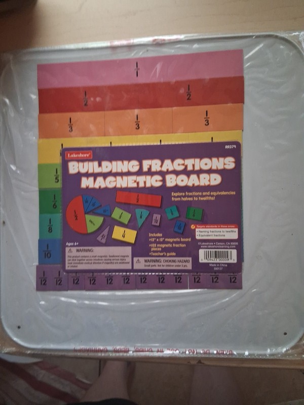 Lakeshore Building Fractions Magnetic Board