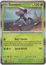 Genesect Holo Rare #008/094 Pokemon Phantasmal Flames Lightly Played