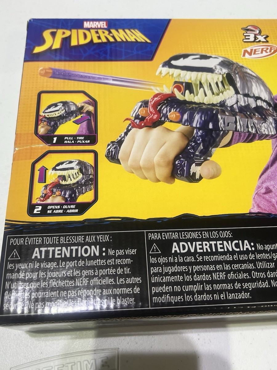 NEW HASBRO NERF MARVEL SPIDER-MAN VENOM VERSUS MARVEL'S VENOM