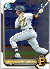 2022 Bowman #BCP-56 Dariel Lopez Chrome Prospects