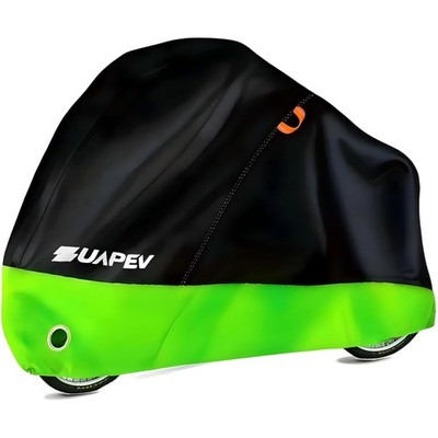 Wetterfeste Fahrradgarage aus robustem Polyester mit Reflexband - 195x70x110 cm