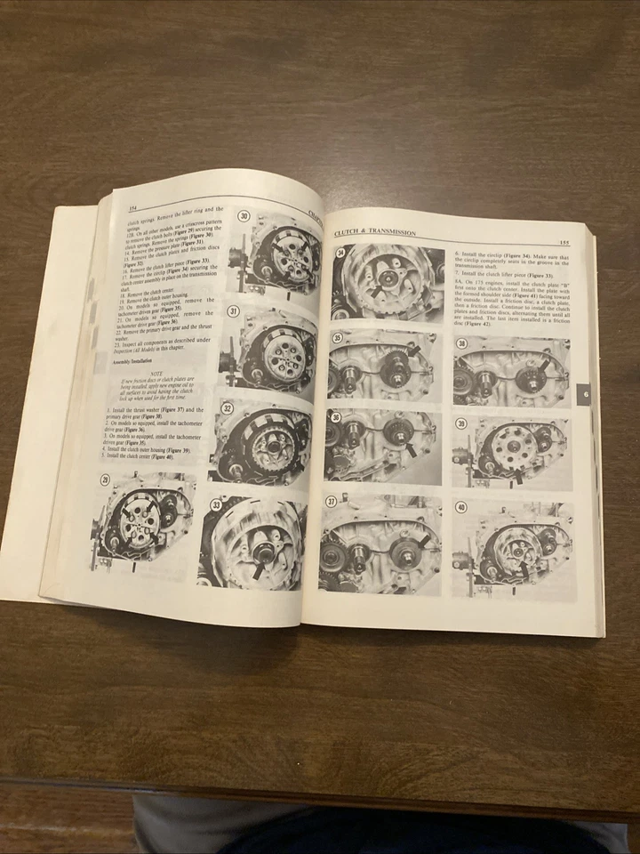 CLYMER HONDA 100-350cc OHC SINGLES 1969-1982 MANUAL DE RENDIMIENTO DE REPARACIÓN DE SERVICIO Foto 3 de 4