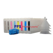 8 350 Refillable Pigment Ink Cartridge Epson Stylus Pro 9800 7800 Print Resetter