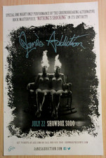 Jane's Addiction 2015 Original Concert Show Flyer / Poster