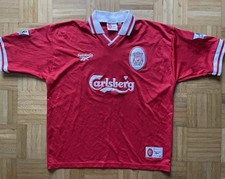 Original Liverpool FC Reebok Trikot Größe XL Nr. 13 Riedle Guter Zustand