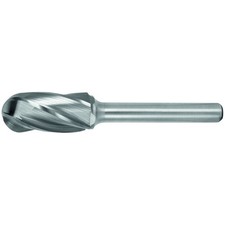 Fr&auml;sstift Z9 sehr grob NE-Metall Aluminium HM Hartmetall Rundform Typ C1225