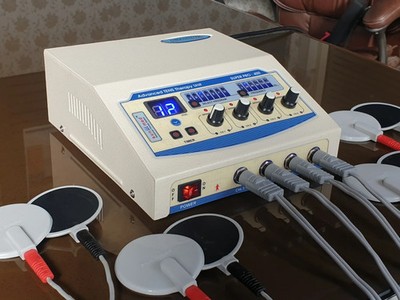 PROF.HOME USE 4 CHANNEL ELECTROTHERAPY UNIT|| PHYSICAL THERAPY MACHINE@#$