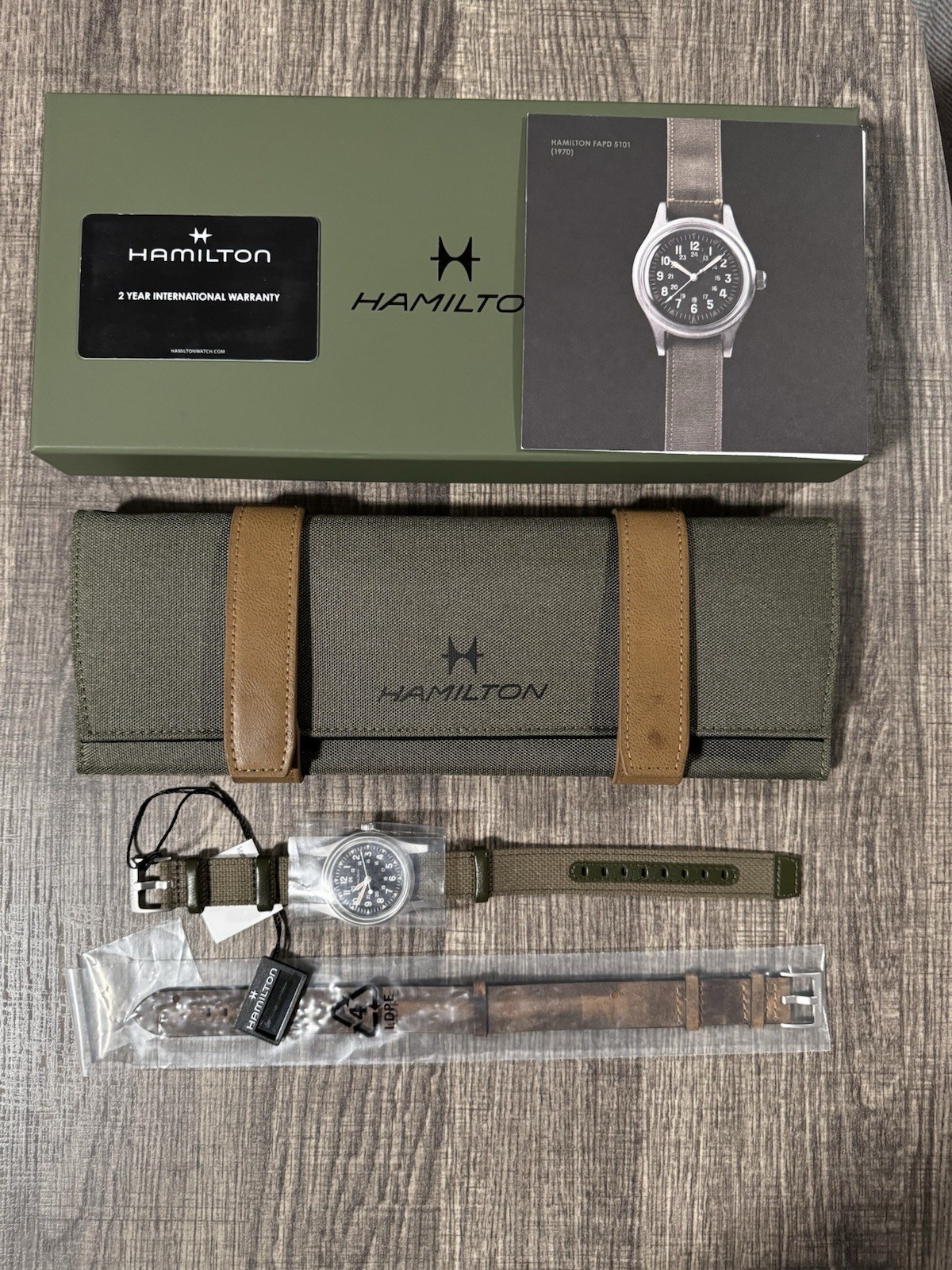 Hamilton Khaki field Mechanical 36mm H89399930 USA 250 Ltd 1/1776 NEW
