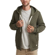 Marine Layer Corbet Quilted Full-Zip Hoodie - Men's
